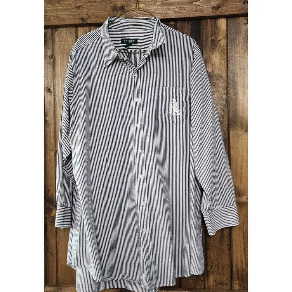 MENS LAUREN RALPH LAUREN POLO LONG SLEEVE BUTTON‎ DOWN SHIRT